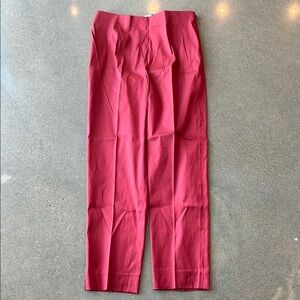 Leggiadro Duponi Shantung Side Zip Pants- NWT